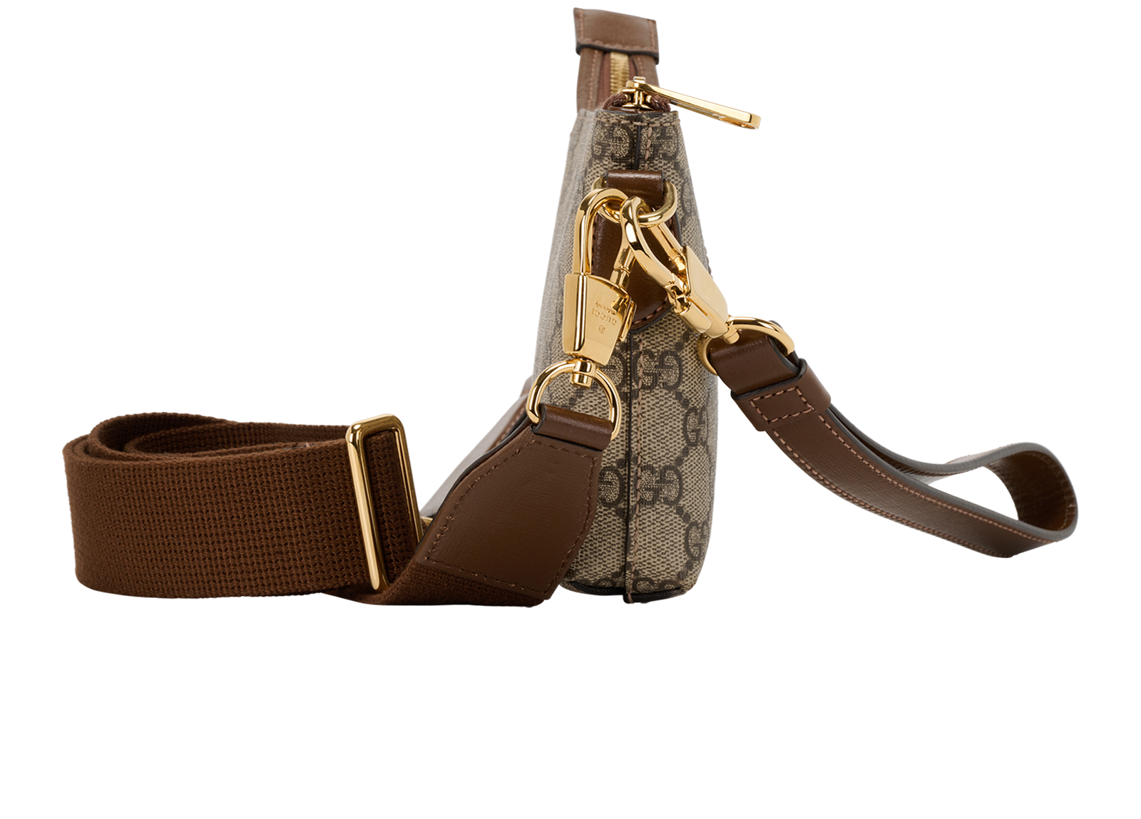 GG Crossbody, &pound;750, Handbags, Beige, Canvas, Side view